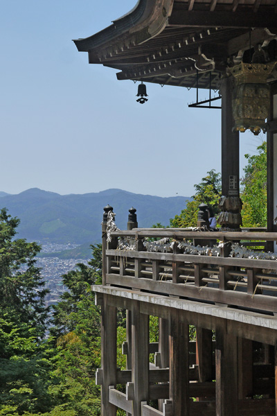 狸谷山不動院で五山送り火