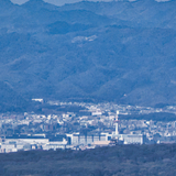 井手の万灯呂山で五山送り火