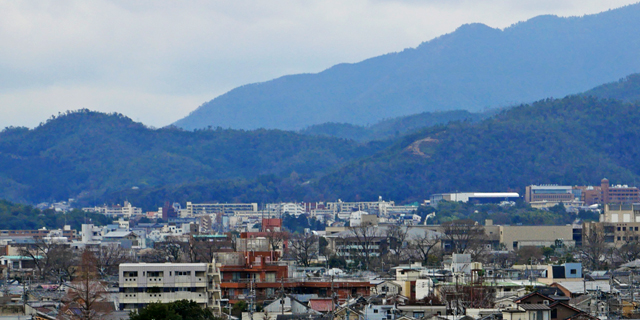 洛北阪急スクエアからの眺望